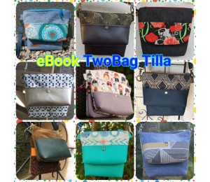 Tasche Two Bag Tilla - Freebook von BlauBunt